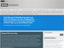Tablet Screenshot of dogstorage.com